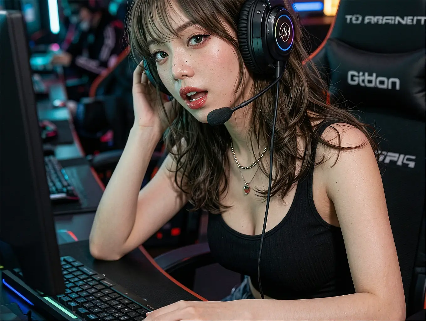 How porn chatting works — a girl who chats and sends photos on demand